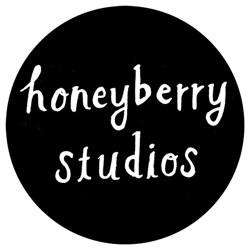 Honeyberry_round_text_only_logo_bw_1.5x1.5_preview
