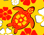 Turtle_and_hibiscus_yel_for_spoonflower2_preview